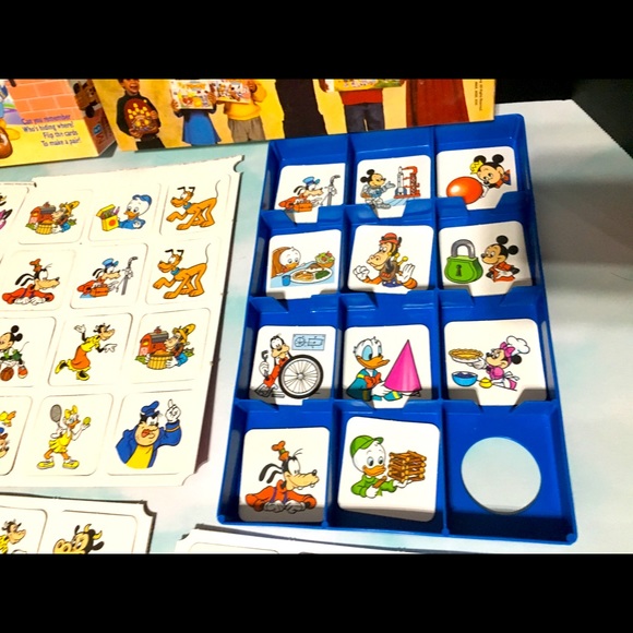 DISNEY VTG 90 Mickey Mouse CollectableMemory Game - Picture 10 of 15